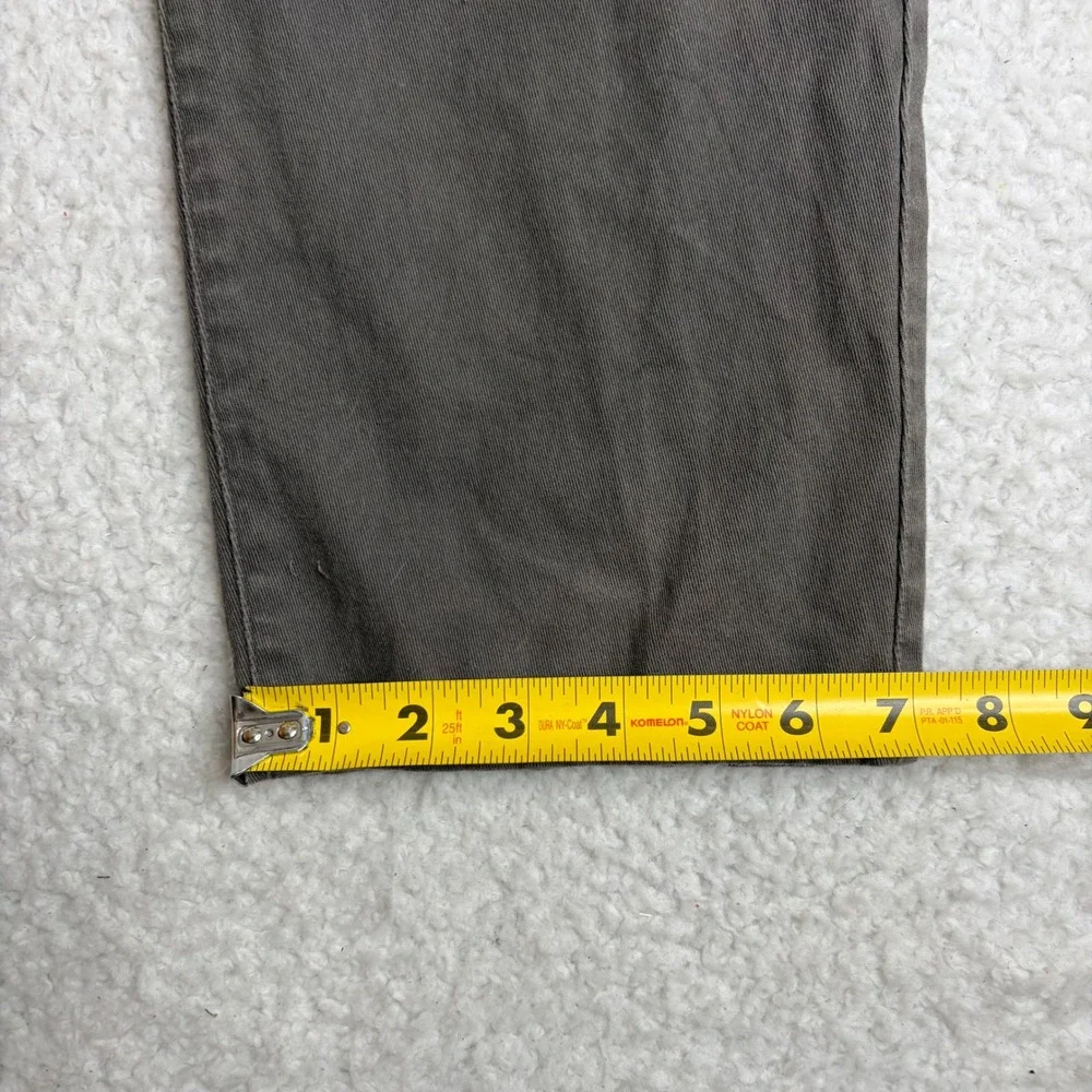 Vince Mens Straight Leg Five Pocket Pants Grey Brown Cotton Stretch Size 36